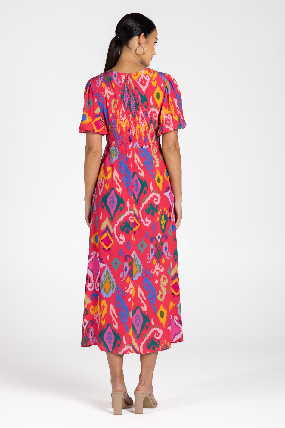 Two T's Ikat Midi Dress