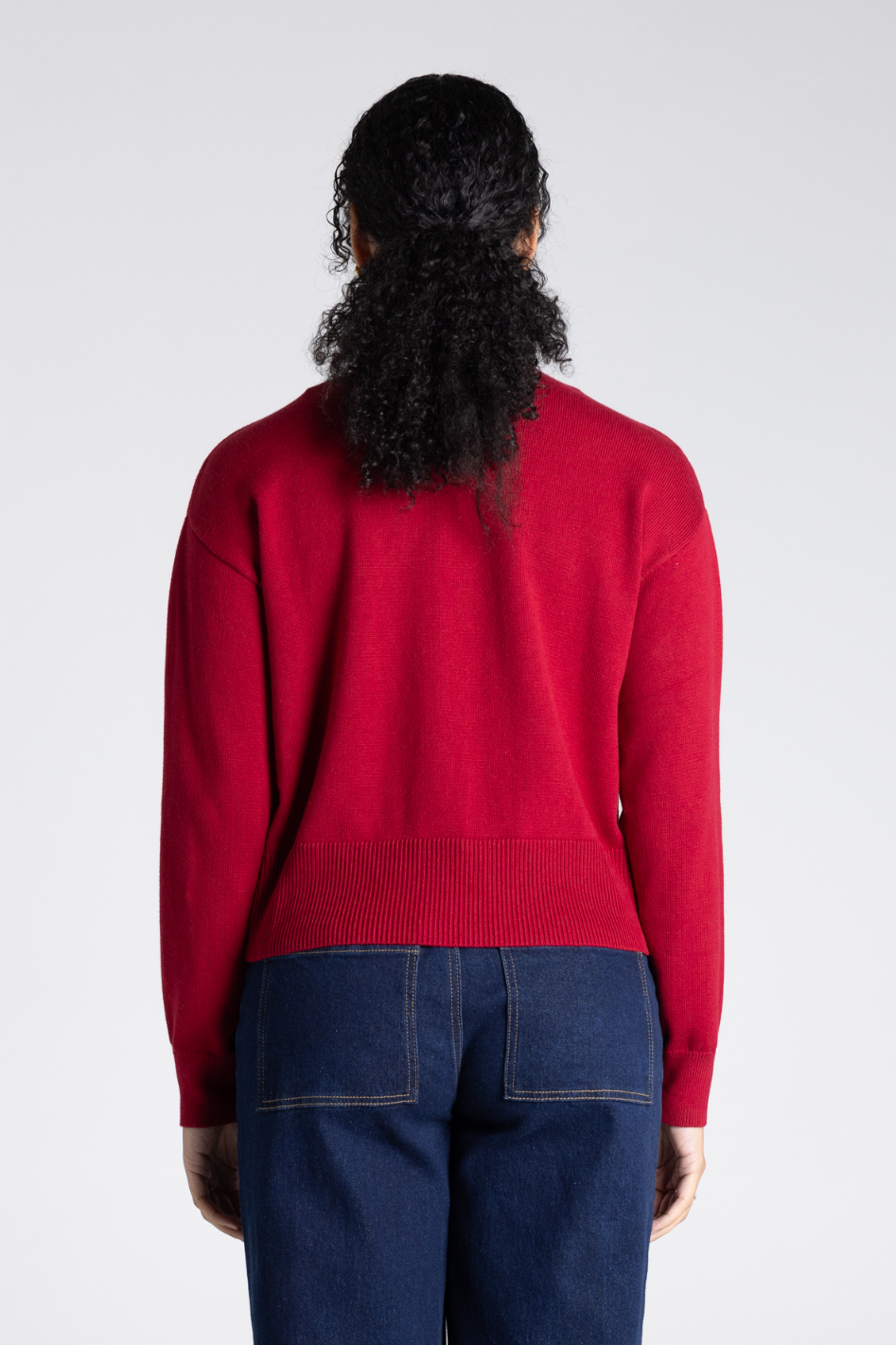 Two T's Knit Cardigan in Spiced Wine