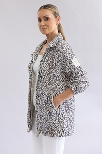 Two T's Leopard Spray Jacket | 3471