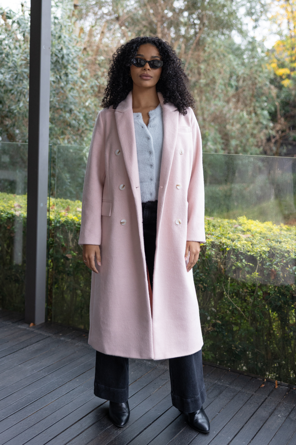 Two T's Madison Coat in Pink