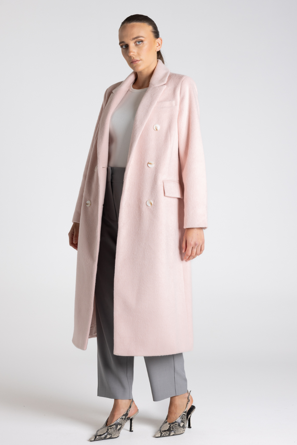 Two T's Madison Coat in Pink