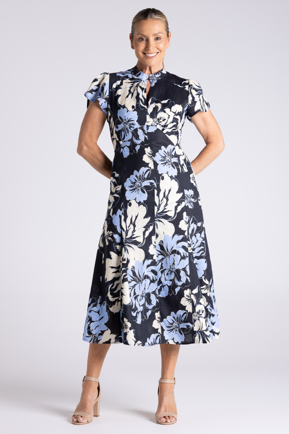 Two T's Peonie Print Dress