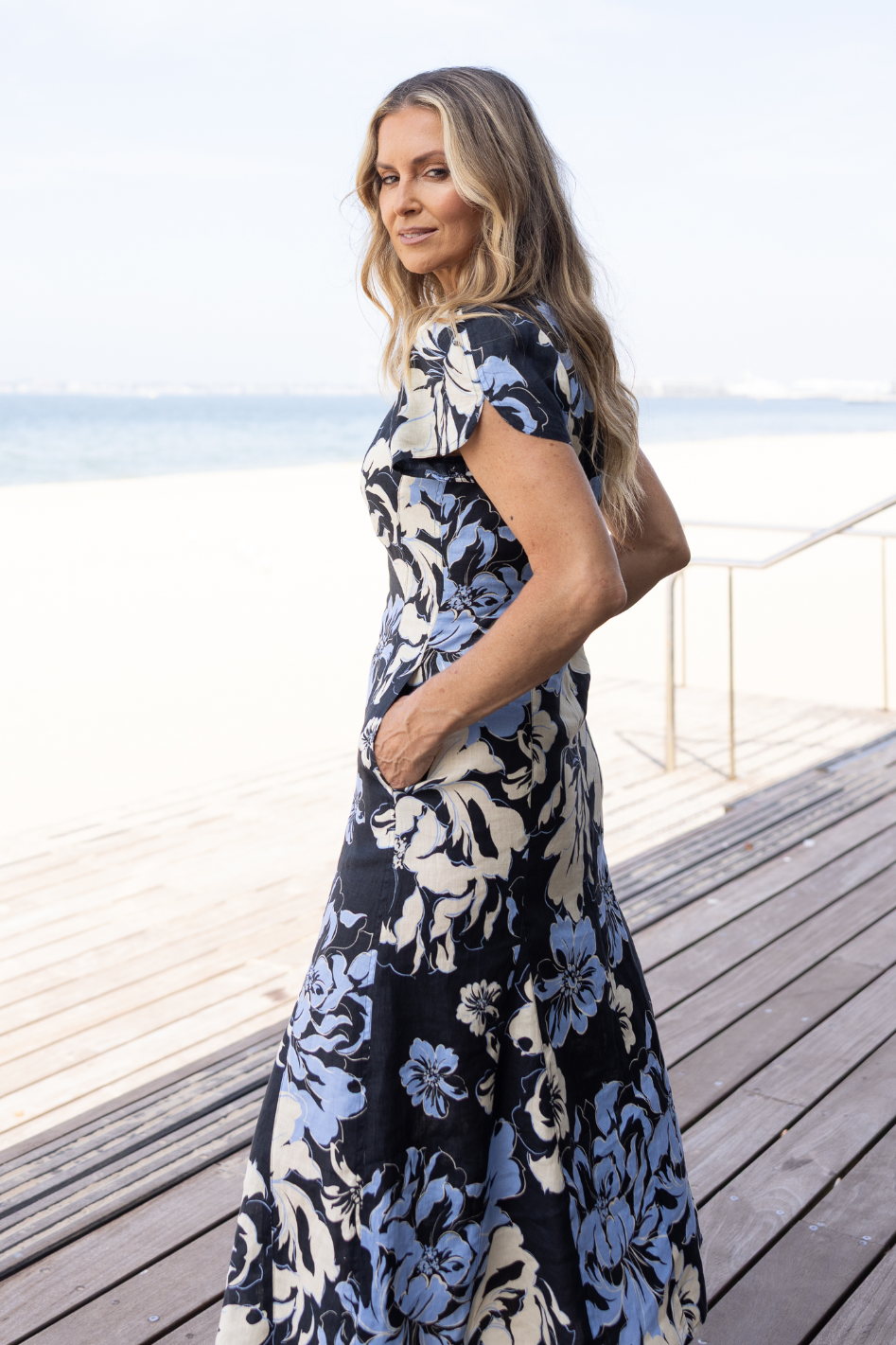 Two T's Peonie Print Dress