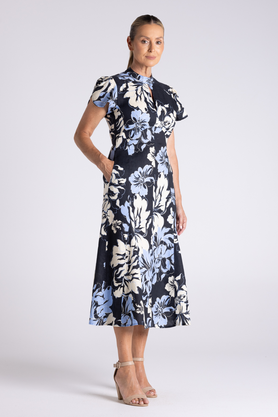 Two T's Peonie Print Dress