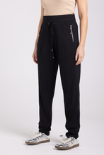 Load image into Gallery viewer, Two T&#39;s Ponte Panelled Pant | Black
