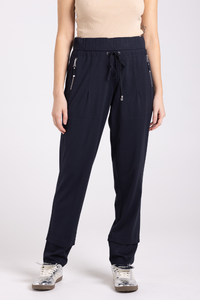 Two T's Ponti Panelled Pant | Ink | 3397