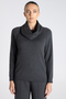 Two T's Merino/Cotton Knit Snood in Steel