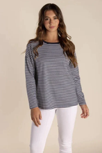 Load image into Gallery viewer, Two T&#39;s Long Sleeve Stripe Top
