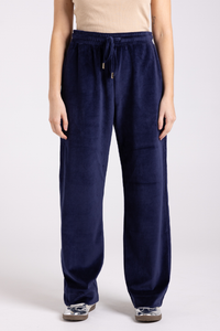 Two T's Velour Pant | French Navy