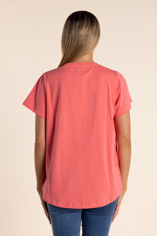 Two T's Logo Sequin Crew T-Shirt S24