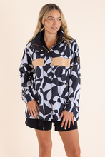 Load image into Gallery viewer, Two T&#39;s Puzzle Print Spray Jacket
