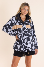 Load image into Gallery viewer, Two T&#39;s Puzzle Print Spray Jacket
