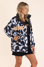 Load image into Gallery viewer, Two T&#39;s Puzzle Print Spray Jacket
