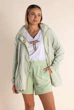 Load image into Gallery viewer, Two T&#39;s Spray Jacket in Soft Green
