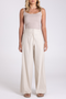 Two T's Linen Viscose Wide Leg Pant in Natural