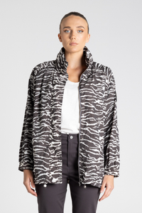 Two T's Zebra Print Spray Jacket | Zebra Print | 3350