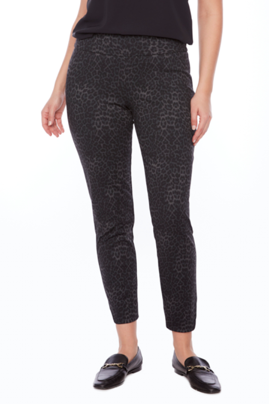 Up! Amur Petal-Slit Ponte Ankle Pant | 68268UP