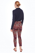 Load image into Gallery viewer, Up! Cranberry Petal-Slit Techno Ankle Pant | 68277UP

