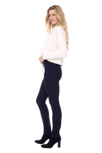 Load image into Gallery viewer, Up! Precision Ponte Full Length Slim Pant | Black | 67927UP

