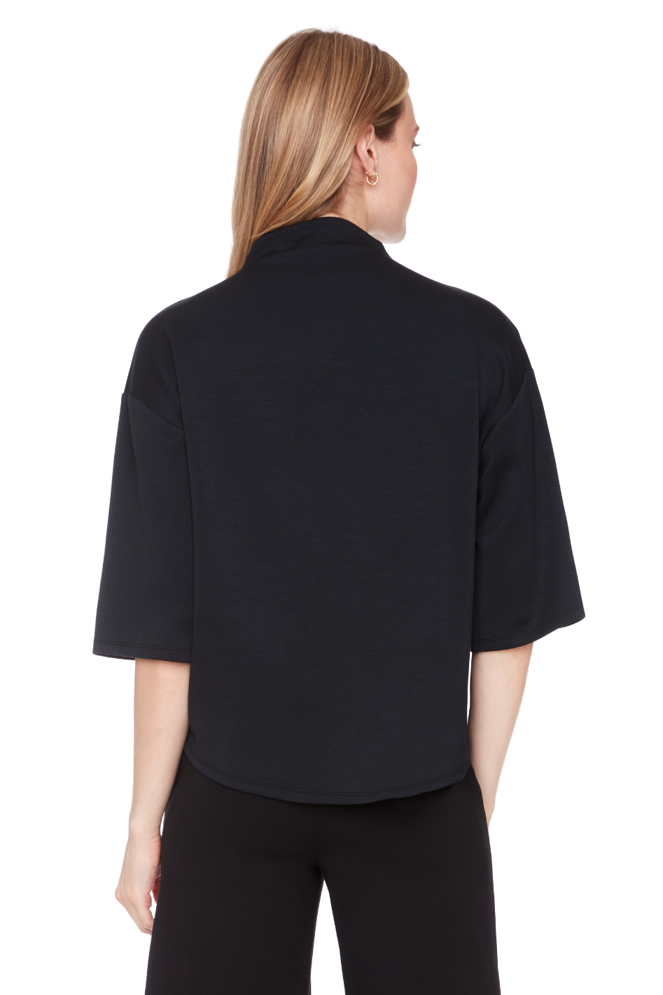 Up! Butter Short Sleeve Top in Black