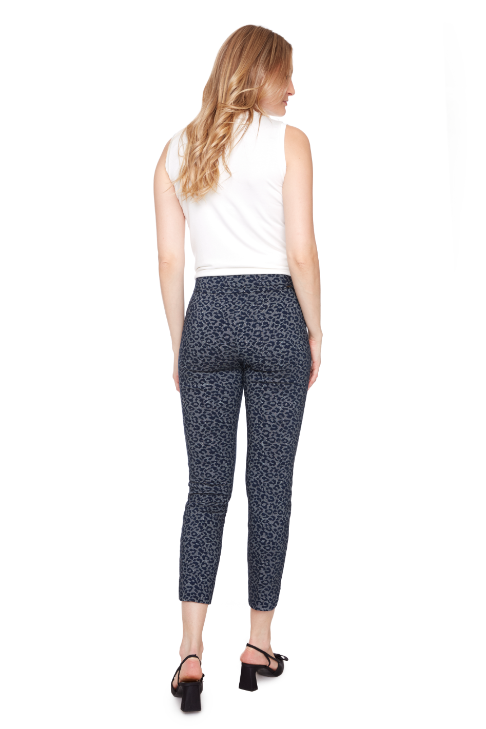 Up! Petal Ankle Pant in Leo Print
