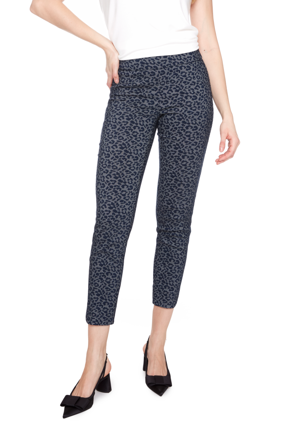 Up! Petal Ankle Pant in Leo Print