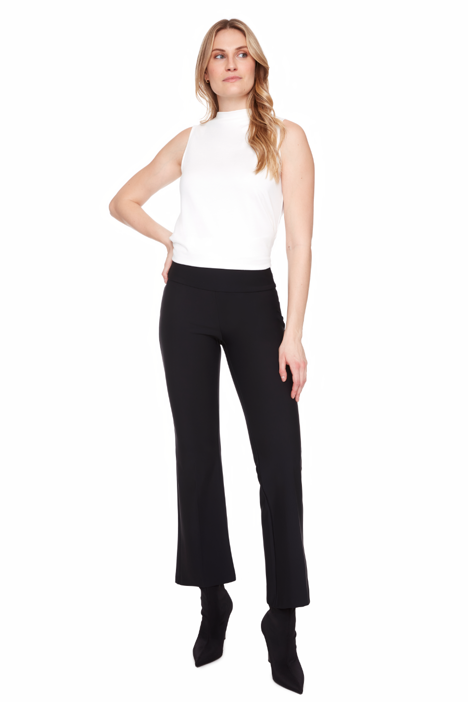 Up! Precision Ponte Full-Length Bootcut in Black