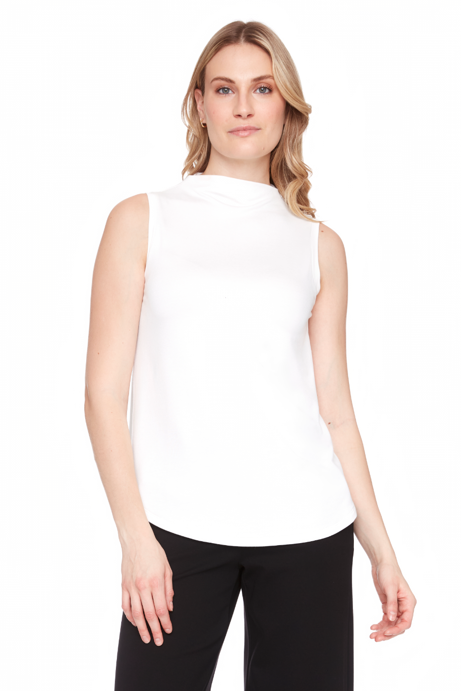 Up! Provence Sleeveless Top in White