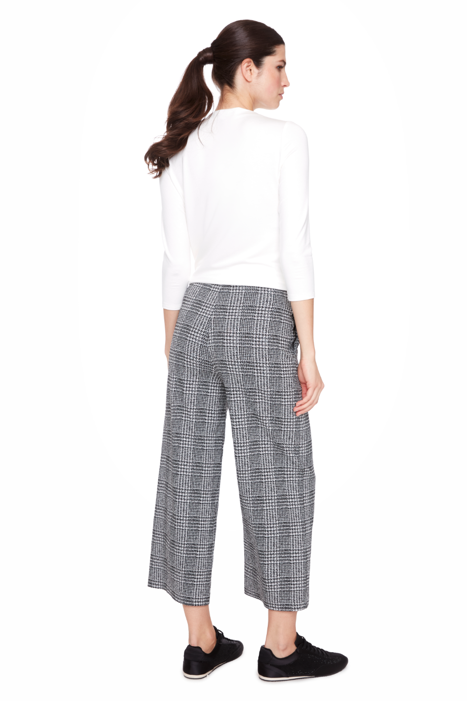 Up! Wide Leg Crop Pant in Arctic