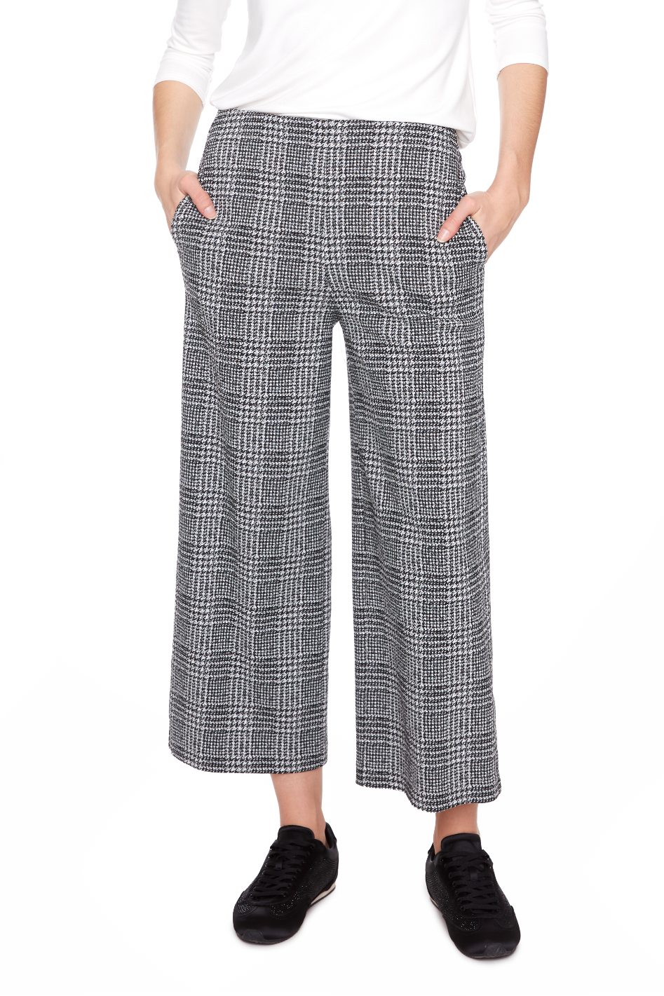 Up! Wide Leg Crop Pant in Arctic