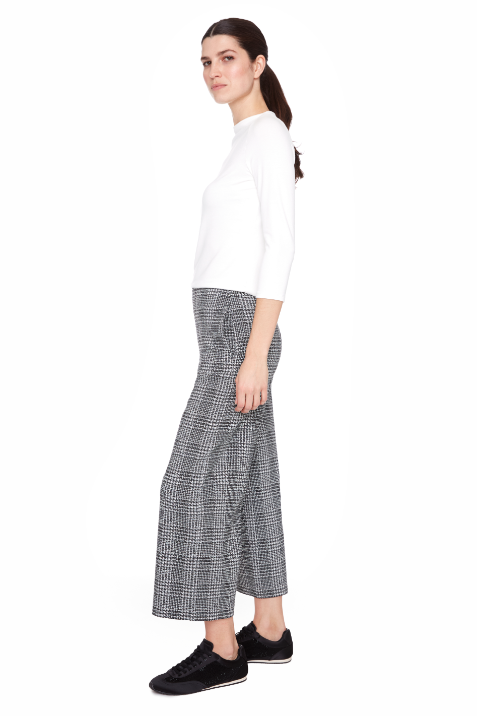 Up! Wide Leg Crop Pant in Arctic