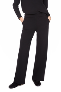 Up! Wide Leg Malibu Full Length Pant | Black | 68625
