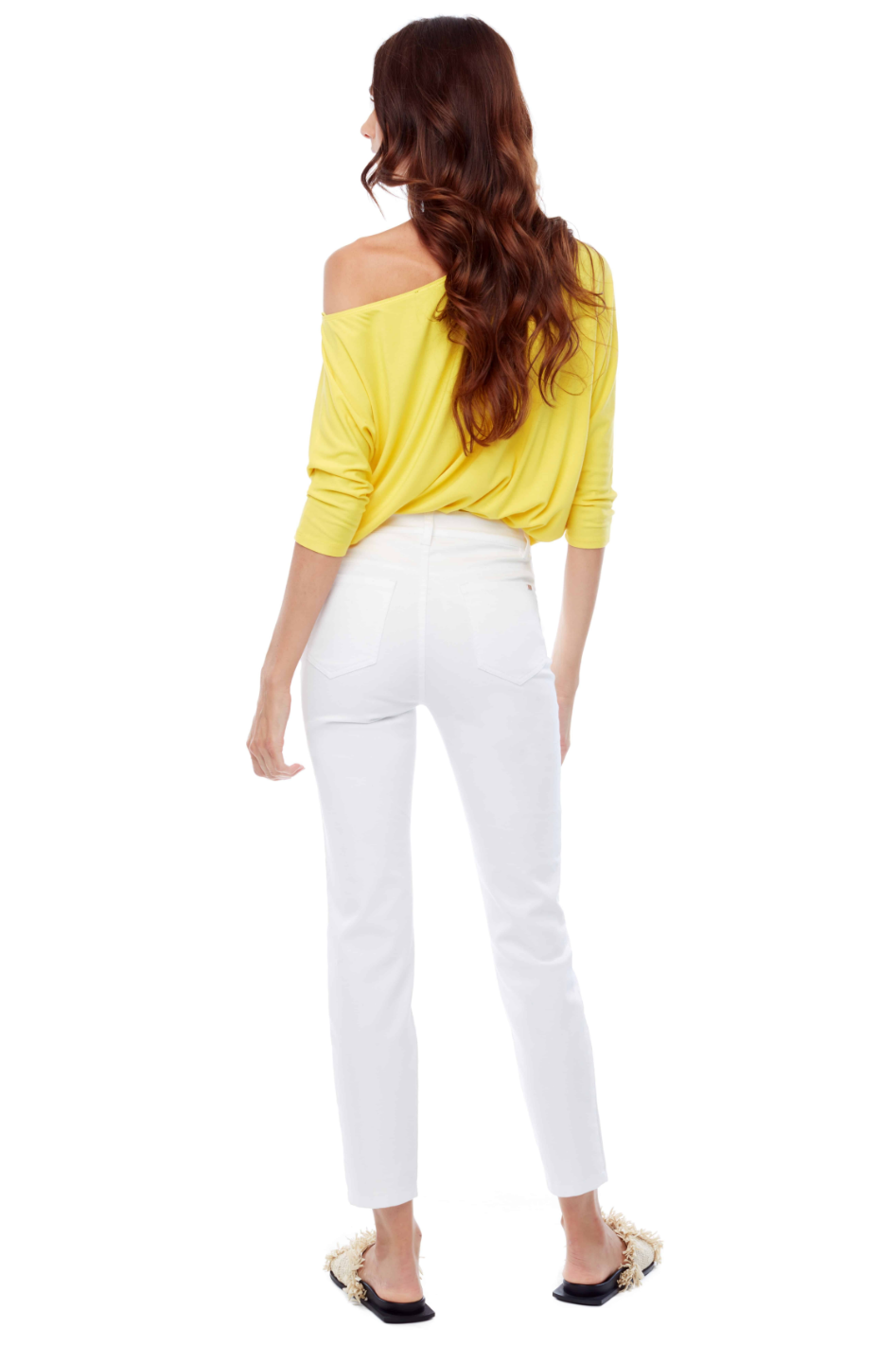 Up! Denim Pant in White