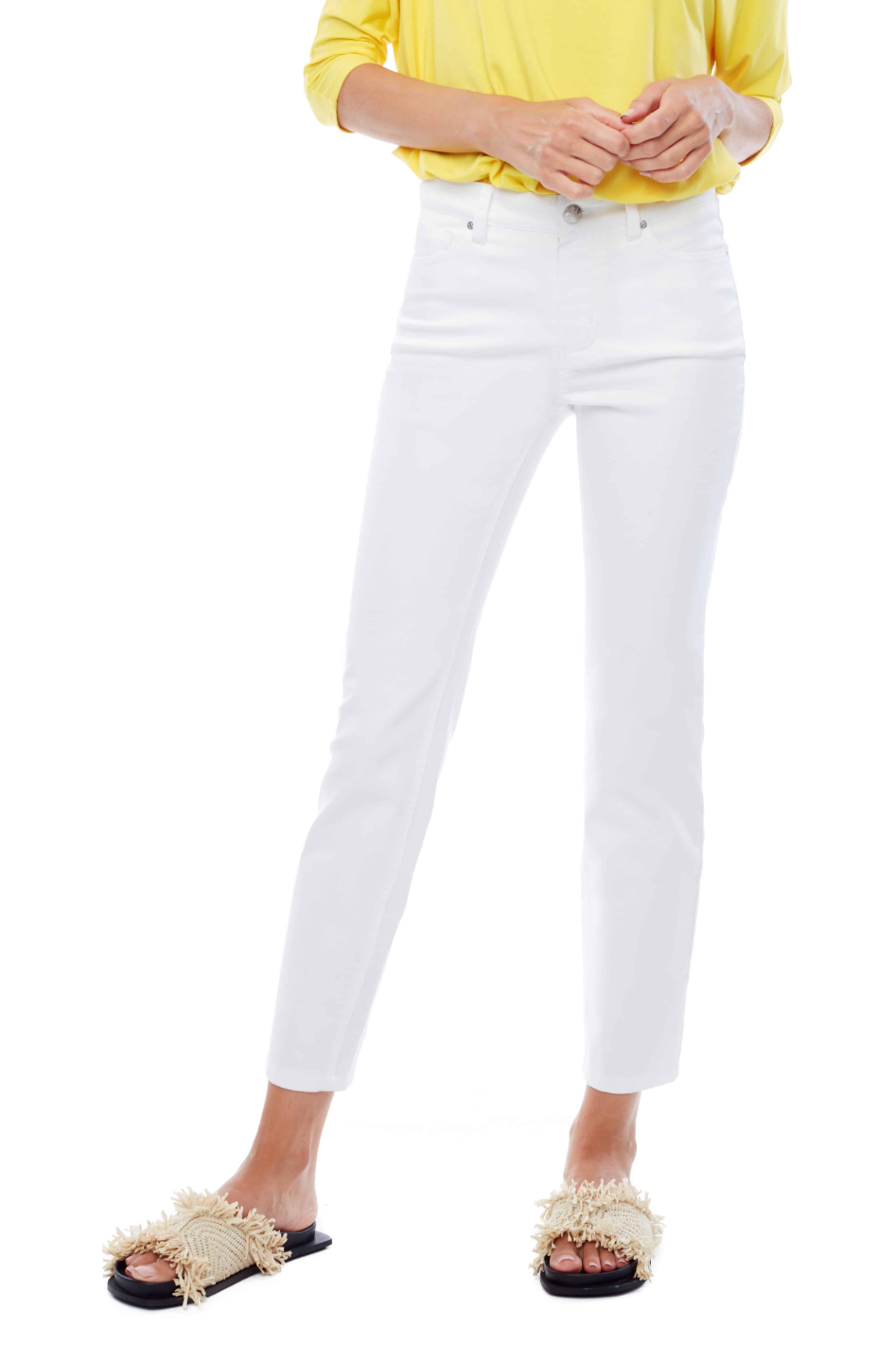 Up! Denim Pant in White