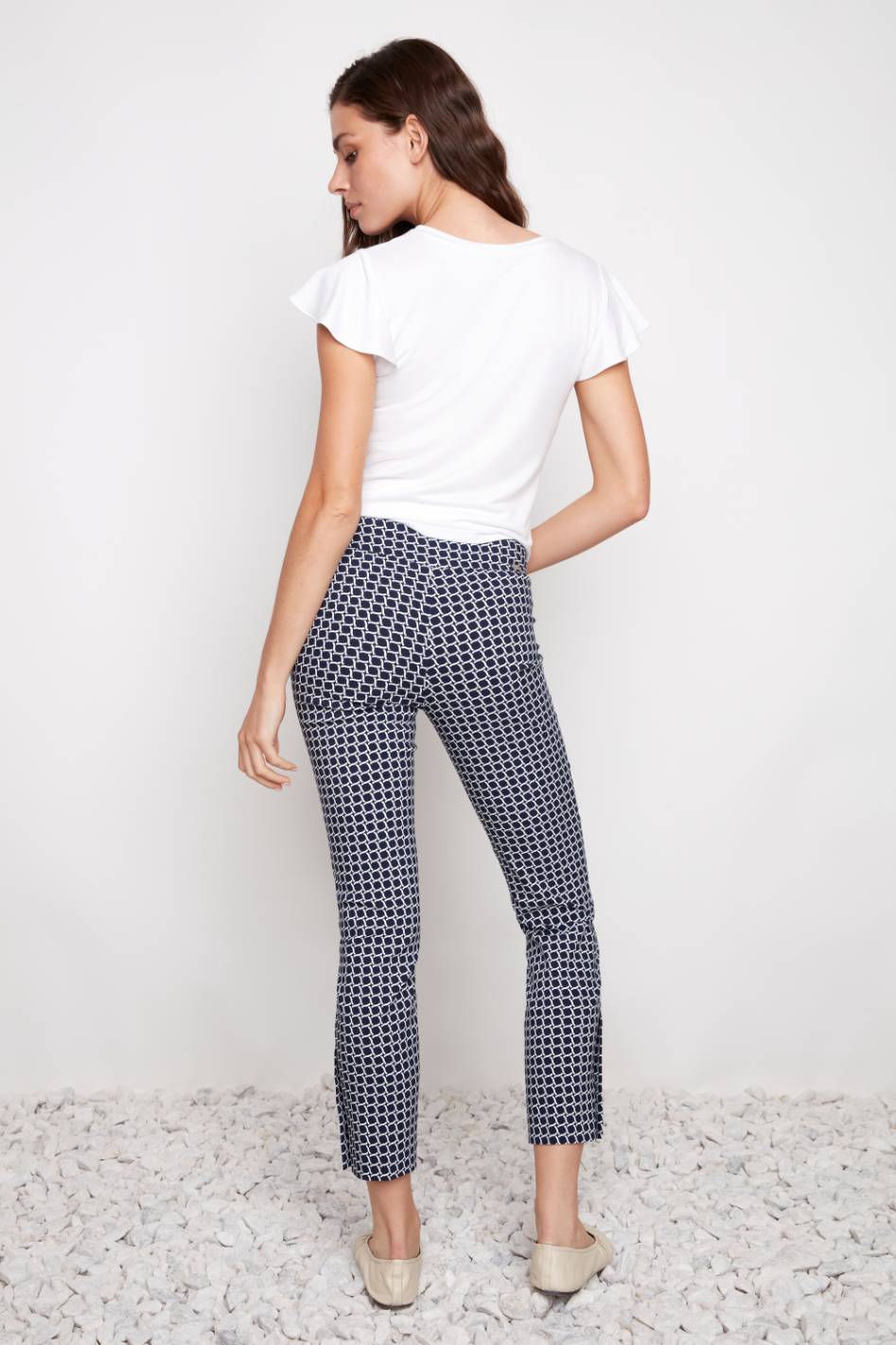 Up! Pant 28inch in Coastal Print