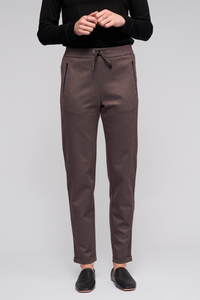 Vassalli Brooklyn Pant | Skinny Ankle Grazer | Chocolate | 5026