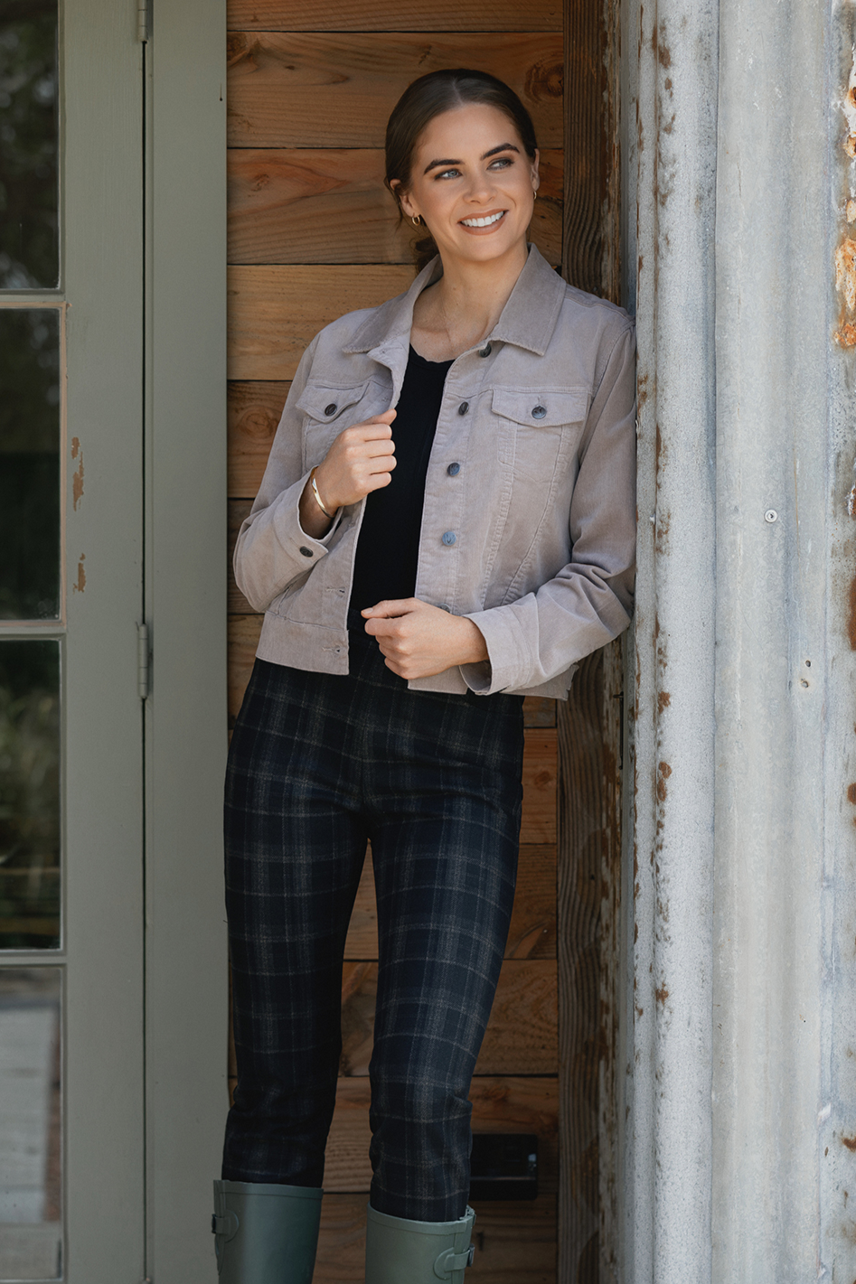 Vassalli Core Cord Jacket | Twig | 4051M