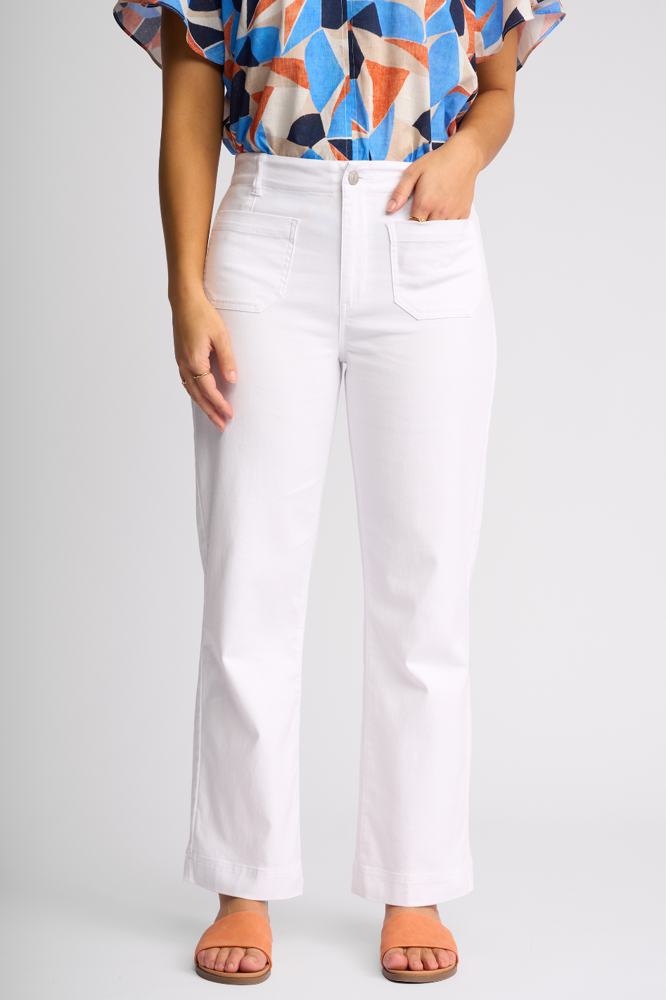 Vassalli Daily Jean in White Denim