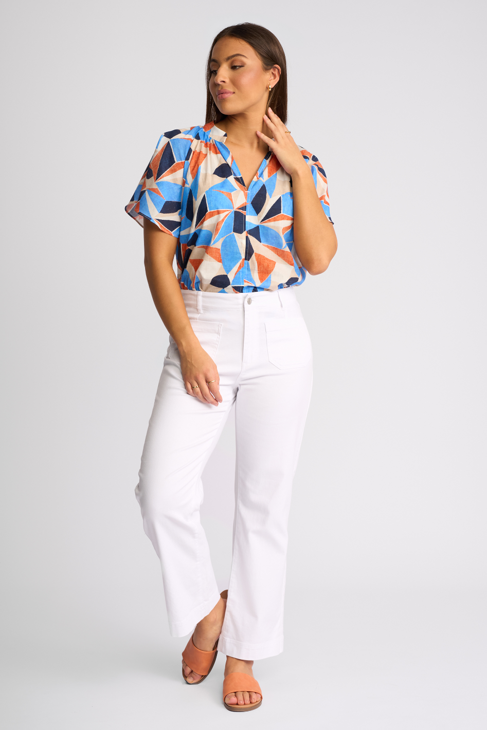 Vassalli Daily Jean in White Denim