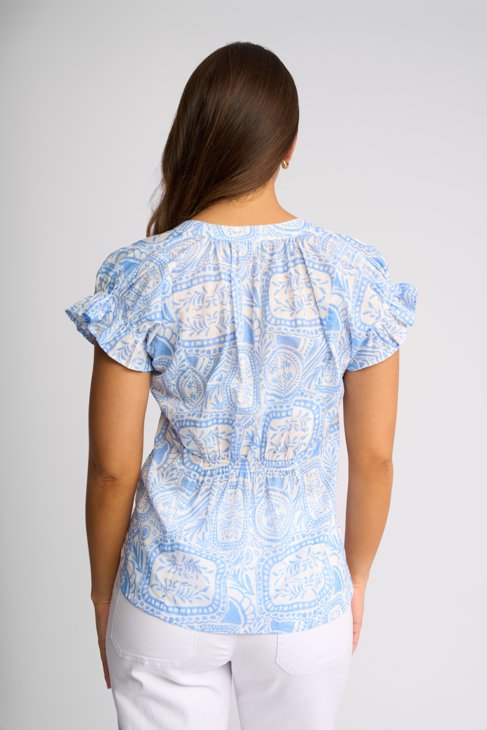 Vassalli Evelyn Top in Palma Print