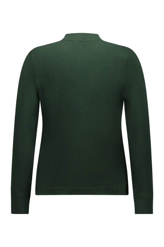 Vassalli High Neck Top with Side Splits