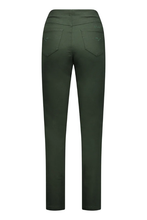 Load image into Gallery viewer, Vassalli Slim Leg Full Length Knit Denim Pull On in Forest
