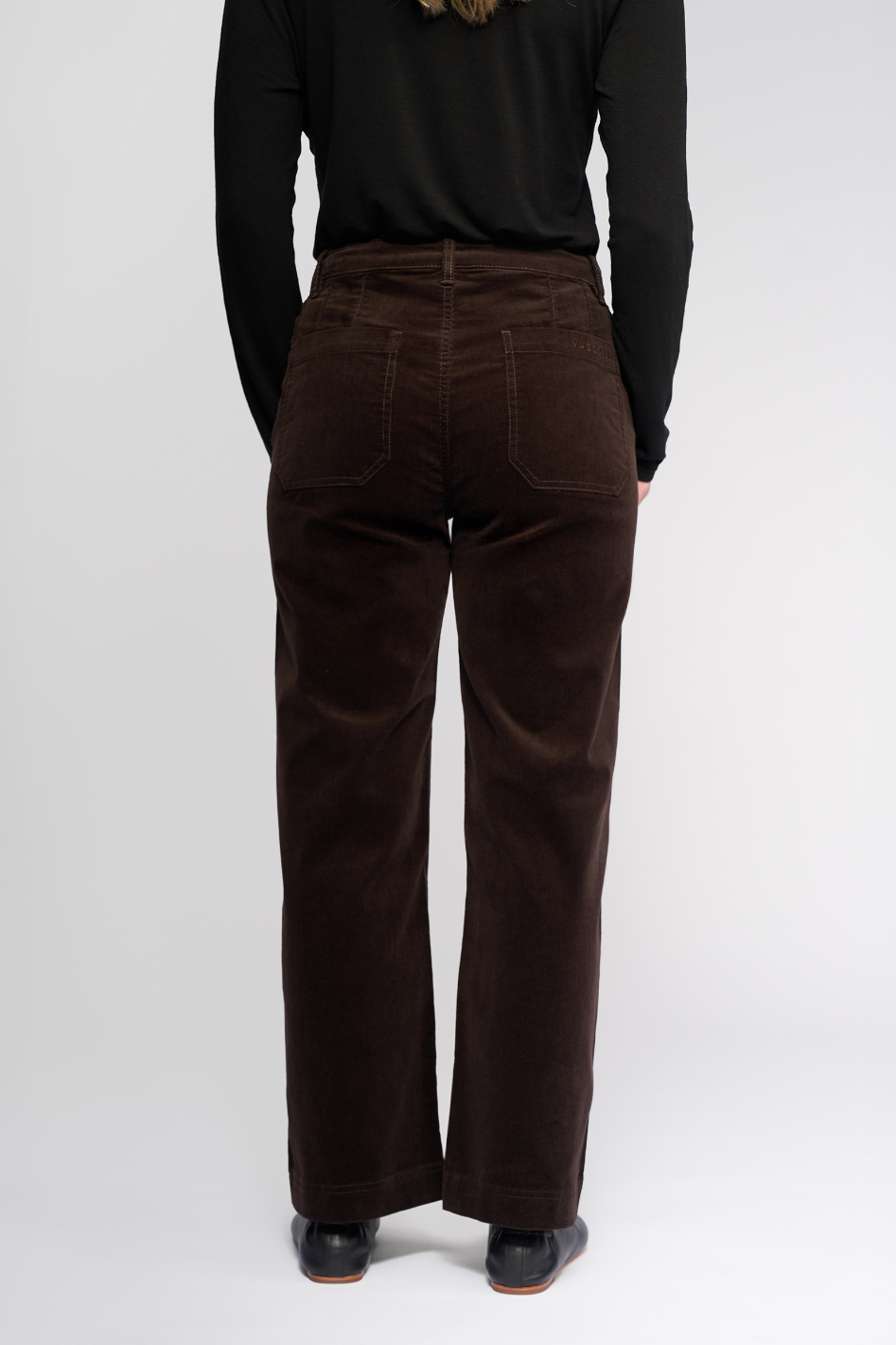 Vassalli Market Cord Pant | Straight Ankle Grazer | Walnut | 5039