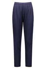 Load image into Gallery viewer, Vassalli 100% Merino Relaxed Pull On Pant with Cuff in Ink
