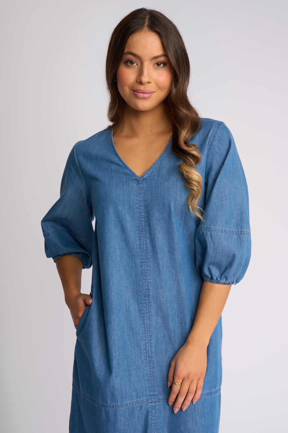 Vassalli Nevada Dress in Surf Blue