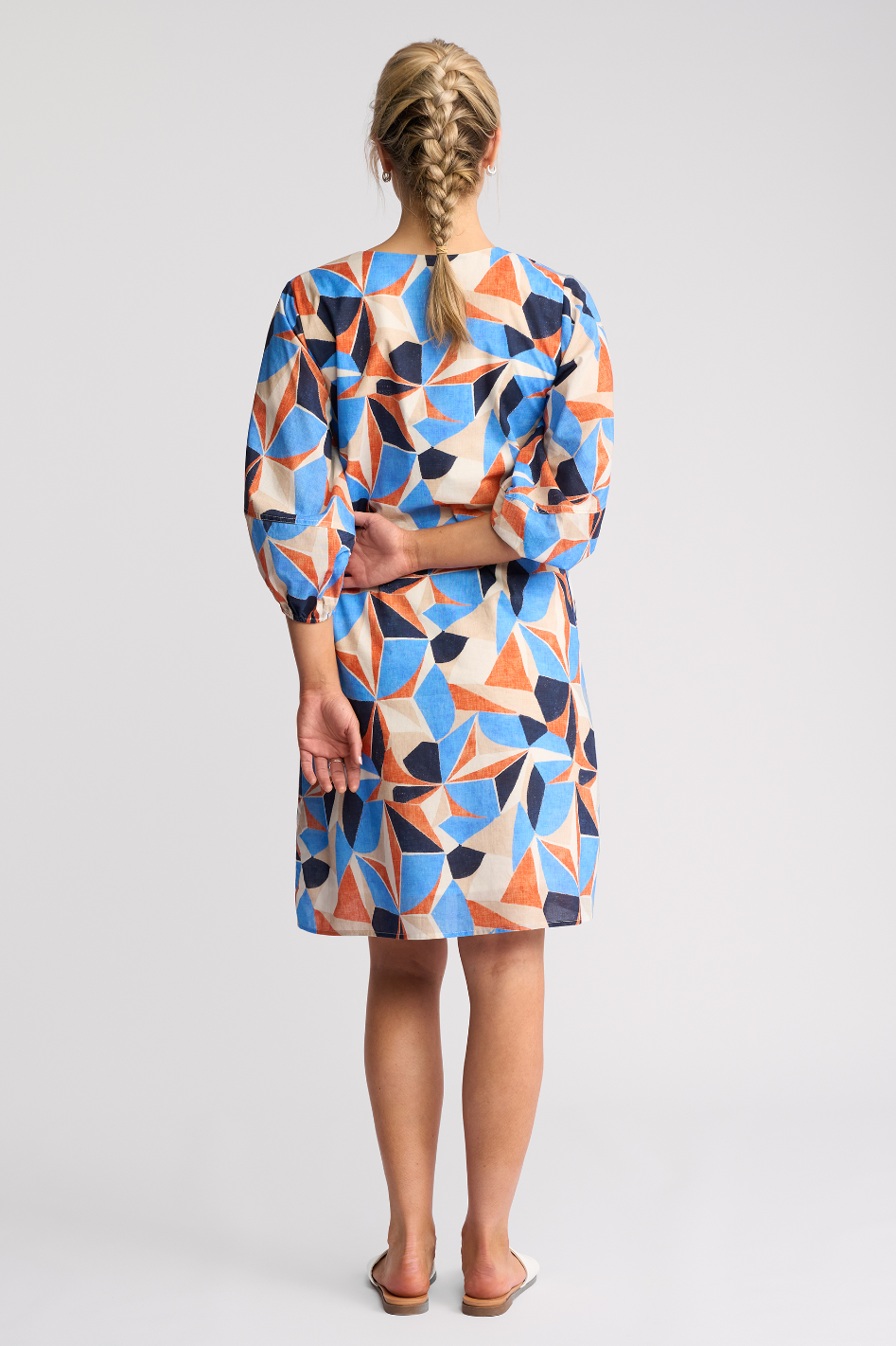 Vassalli Newman Dress in Row Print