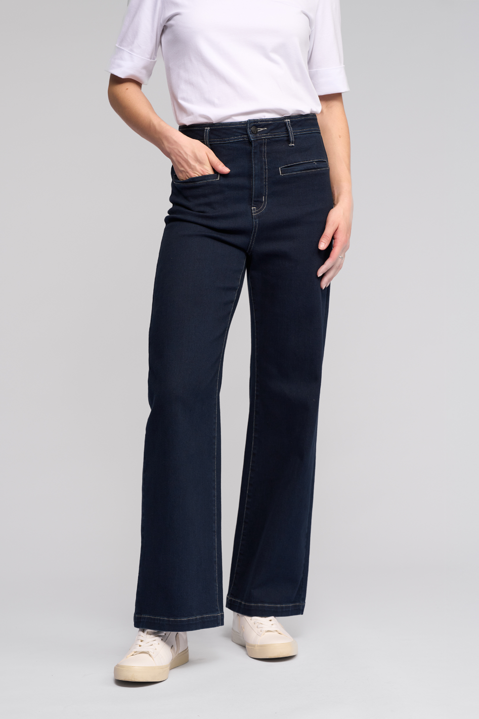 Vassalli Peace Jean in Ink Denim