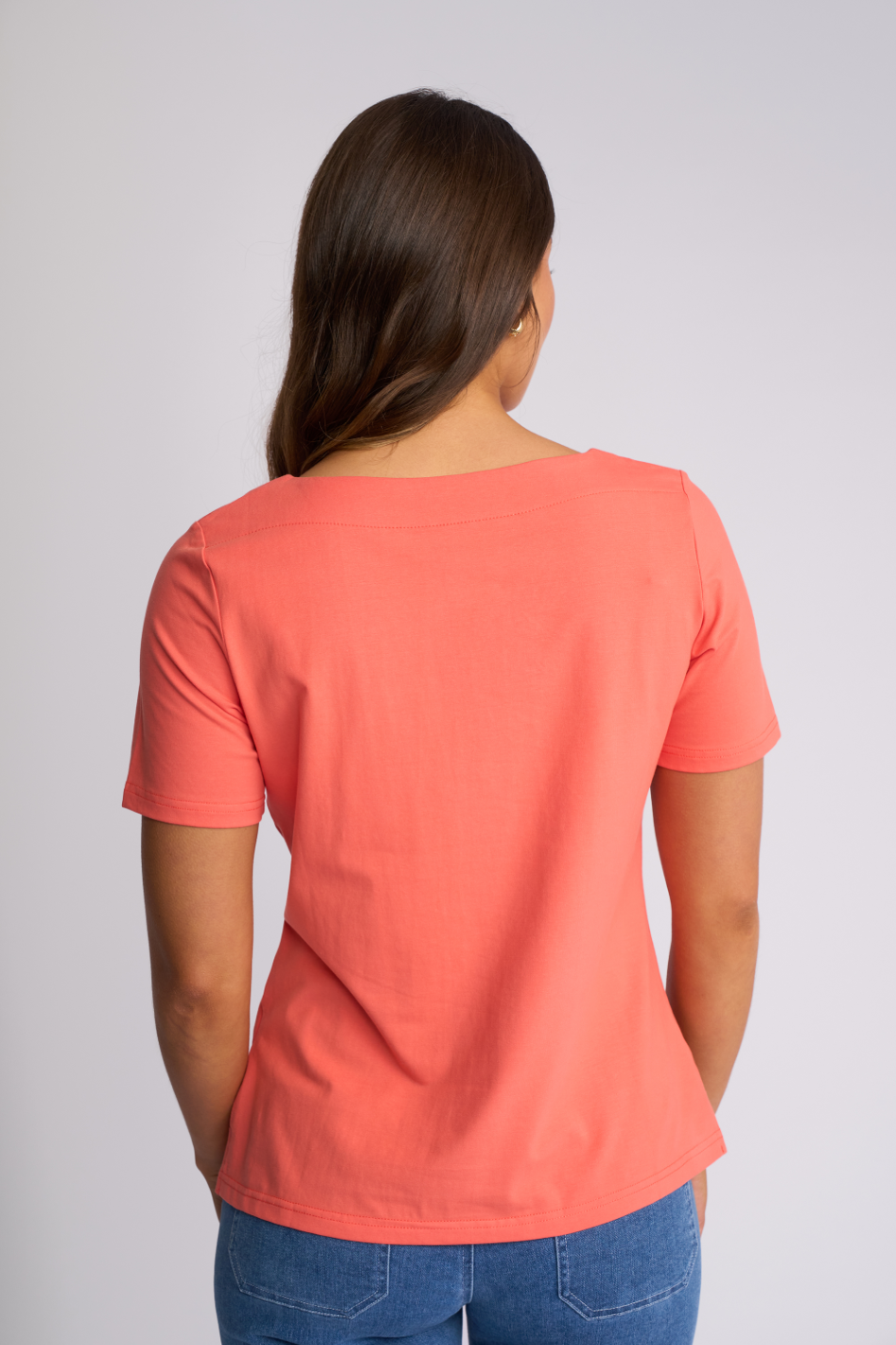 Vassalli Raya Top in Coral