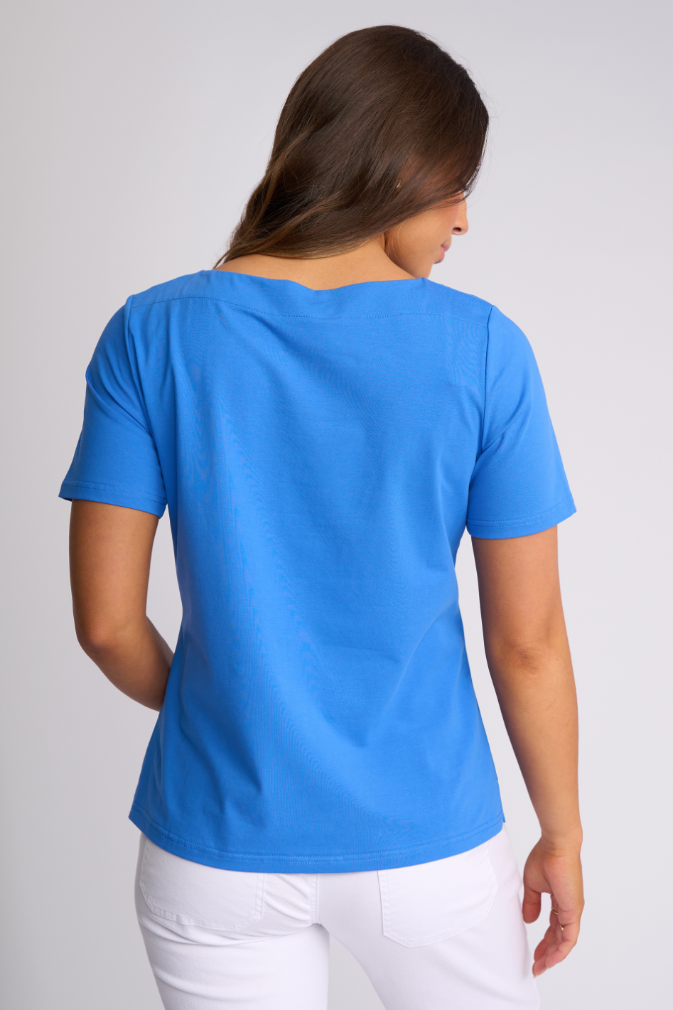 Vassalli Raya Top in French Blue