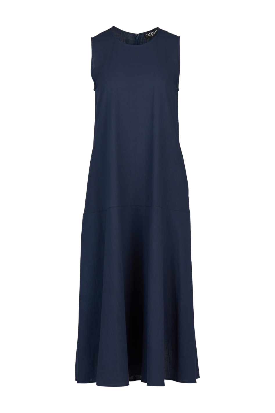Vassalli Sleeveless Dress in Ink 